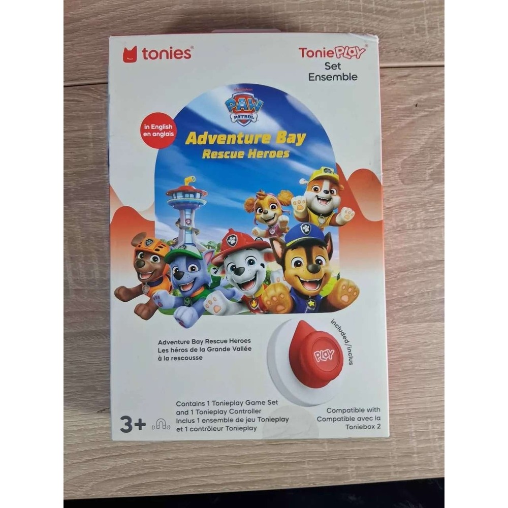Tonies ToniePlay Paw Patrol Adventure Bay Rescue Heroes Game Set for Toniebox 2